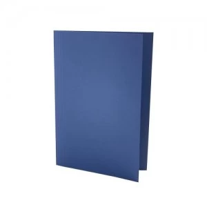 Image of Value Square Cut Folder LightWeight Foolscap Blue PK100