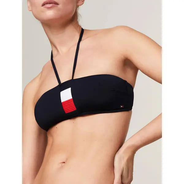 Image of Elevated Recycled Bandeau Bikini Top