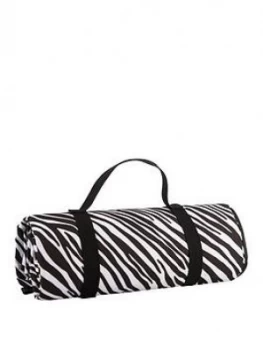 Image of Summerhouse By Navigate Madagascar Zebra Stripe Picnic Blanket