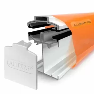 Image of Alukap-SS Low Profile Bar White - 3m