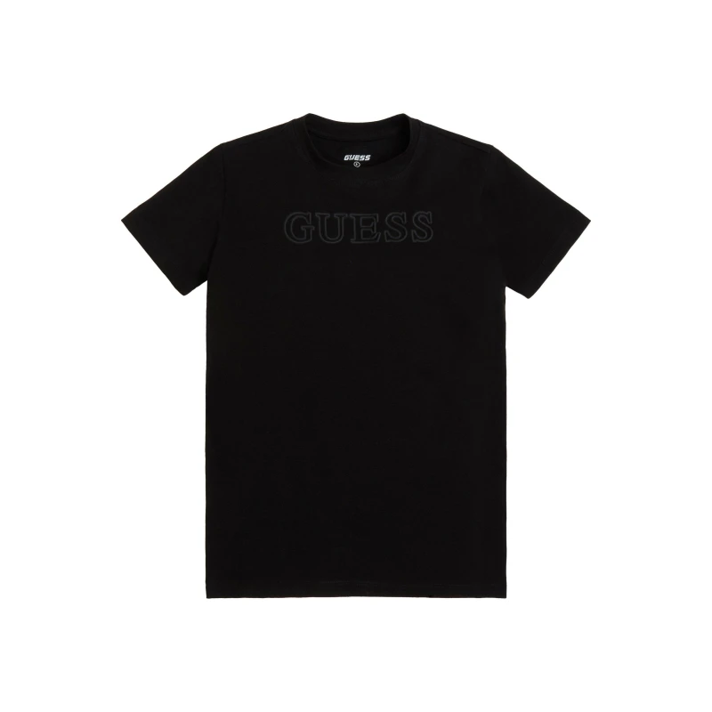 Image of Guess Short Sleeve T-Shirt Juniors - Black 7 - 8 Years