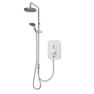 Image of Triton Danzi Duelec 9.5kW Gloss White Electric Shower