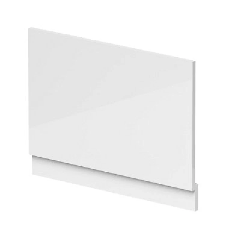 Image of Balterley MDF Bath End Panel & Plinth - 800mm - Gloss White White