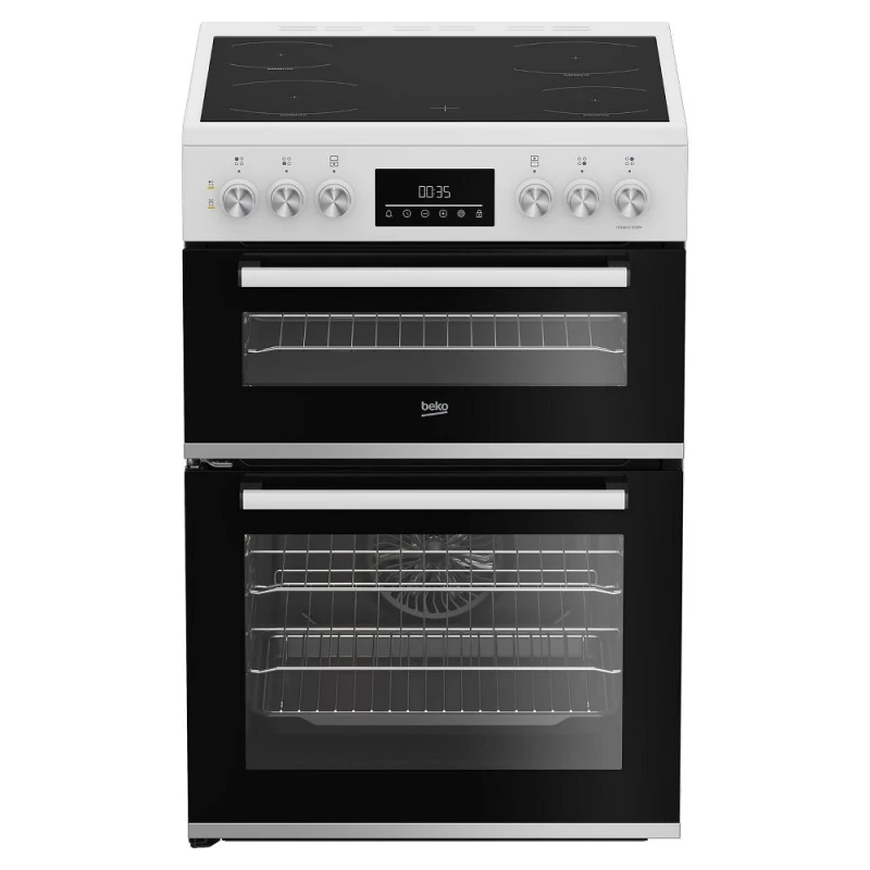 Image of Beko EDC6731W 60cm Freestanding Ceramic Cooker - White EDC6731W