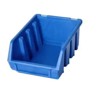 Image of Patrol Group Ergo M Box Plastic Parts Storage Stacking 116 x 161 x 75mm - Blue,