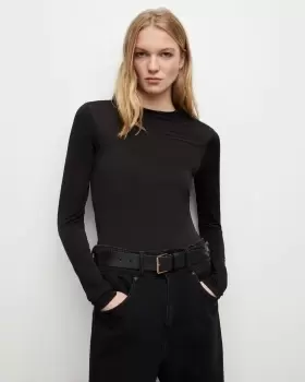 Image of AllSaints Marina Long Sleeve Top