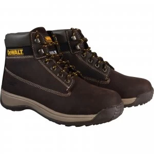 Image of DEWALT Mens Apprentice Nubuck Safety Boots Brown Size 8