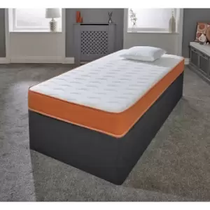 Image of eXtreme Comfort Ltd Cooltouch Essentials Orange 18cms Deep Hybrid Spring & Memory Foam Mattress, 4ft6 Double