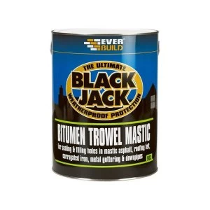 Image of Everbuild Black Jack 903 Bitumen Trowel Mastic 5 litre