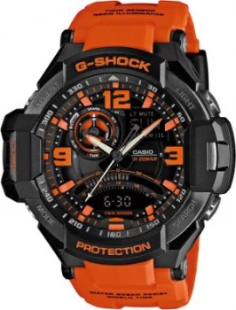 Image of Casio G-SHOCK Sky Cockpit Alarm Chronograph Watch GA-1000-4A - Orange