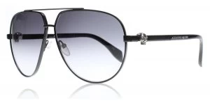 Image of Alexander McQueen AM0018S Sunglasses Black 001 Polariserade 63mm