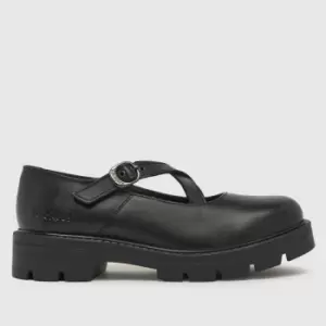 Image of Kickers Black kick kori mj cross Girls Youth Shoes