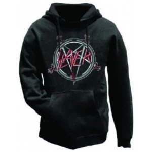 Image of Slayer Pentagram Mens Hoodie: Medium