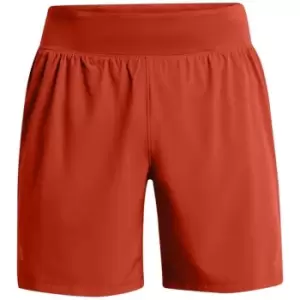 Image of Under Armour Speed Pocket 7" Shorts Mens - Orange