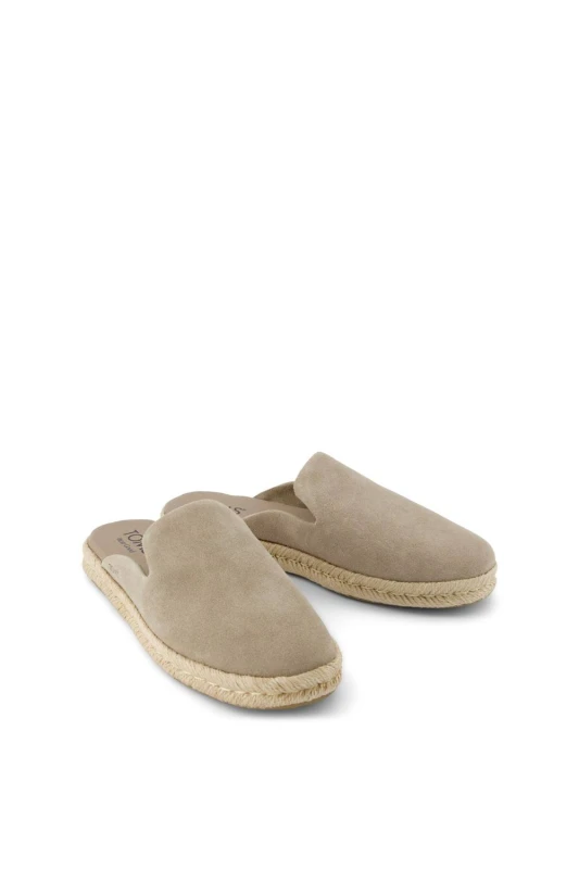 Image of TOMS Womens Santiago Mule in Taupe Size: 5 Taupe Female 5