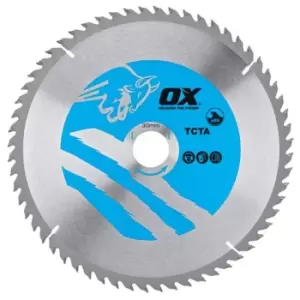 Image of OX Aluminium/Plastic/Laminate Circular Saw Blade 184 x 20 x 2.2mm - 48 Teeth TCG (1 Pack)