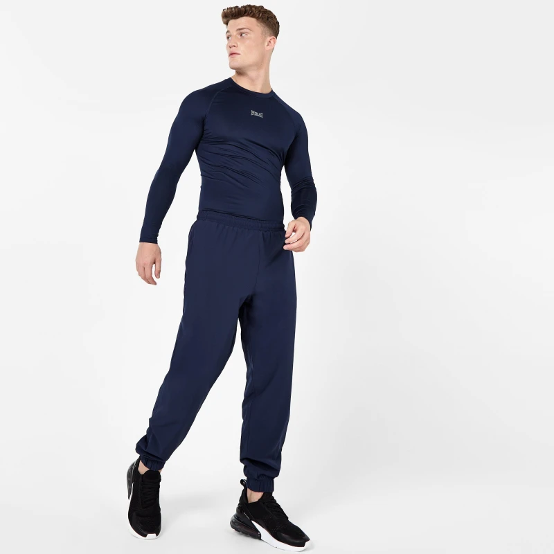 Image of Everlast Woven Track Joggers - Blue Blue XL