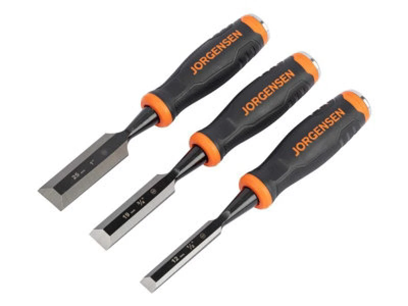 Image of Pony Jorgensen Poj70450 Woodworking Chisel Set, 3 Piece Pny70450
