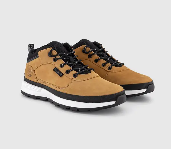 Image of Timberland Mens Brown Nubuck Field Trekker Low Hiker Boots, Size: 8