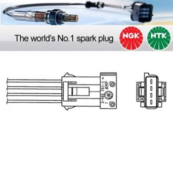 Image of 1x NGK NTK Oxygen O2 Lambda Sensor OZA659-EE61 OZA659EE61 (7915)