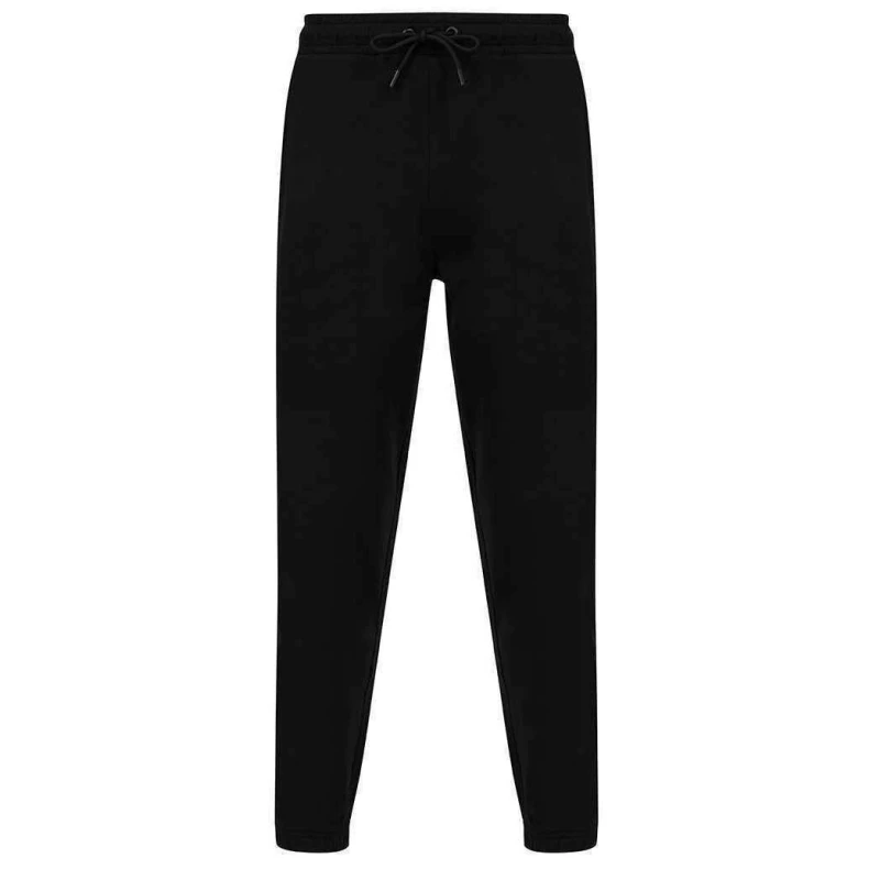 Image of SF Mens Cuffed Jogging Bottoms in Black Size: XS Black Male XS