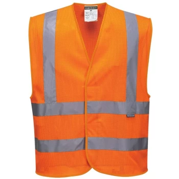 Image of C370ORRL/XL - sz L - XL MeshAir Band & Brace Vest - Orange - Portwest