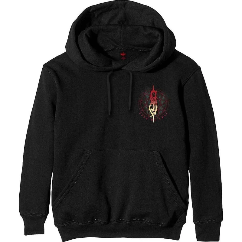 Image of Slipknot Mens Burn Me Away Back Print Pullover Hoodie in Black Size: Medium Black Male M