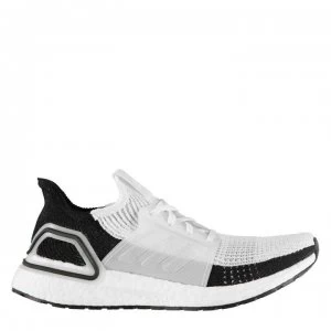 Image of adidas UltraBoost 19 Mens Running Shoes - White/Black/Gry