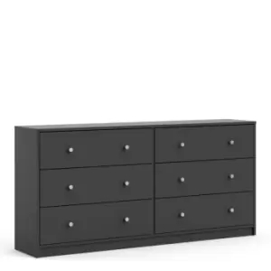 Image of May Chest Of 6 Drawers (3+3) In Grey