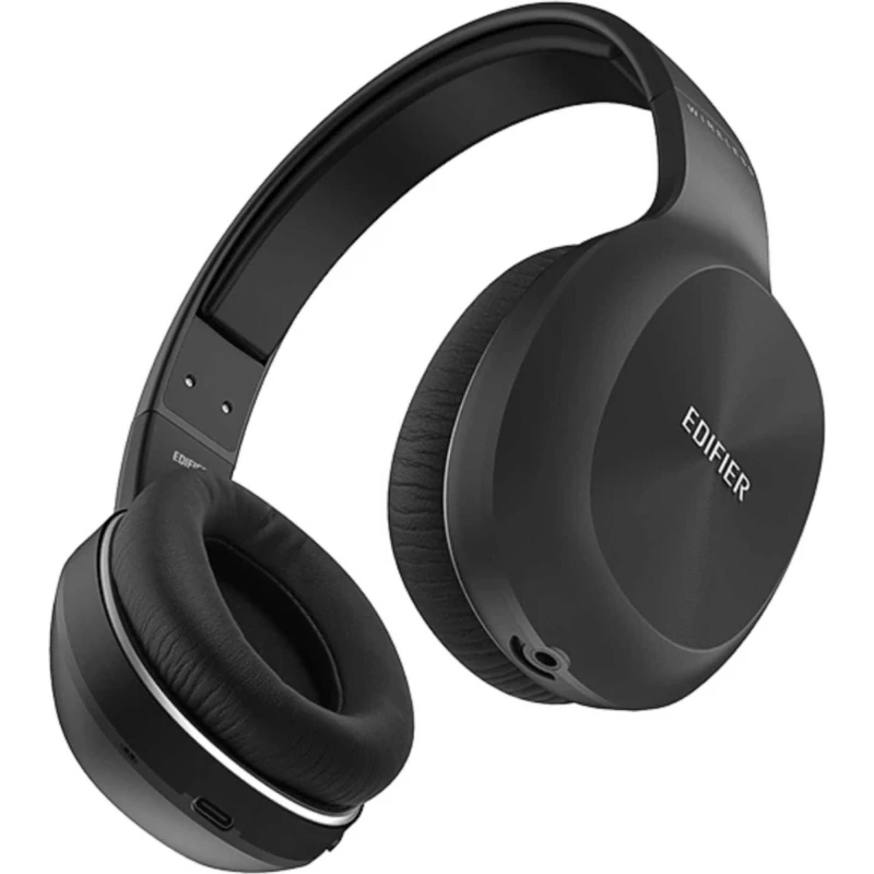 Image of Edifier W800BT-PLUS W800BT-PLUS Noise Cancelling Over-Ear aptX Stereo Headphones - Black Edifier W800BT-PLUS