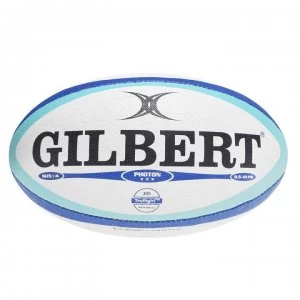 Image of Gilbert Photon Rugby Ball - Sky/Blue