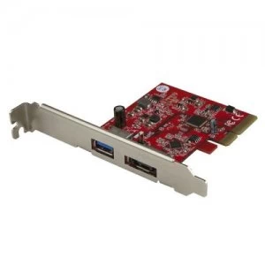 Image of PCIe Card 2PT USB 3.1 10Gbps Plus eSATA