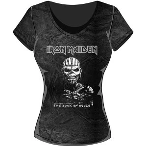 Image of Iron Maiden - The Book of Souls Womens XX-Large T-Shirt - Black,Grey