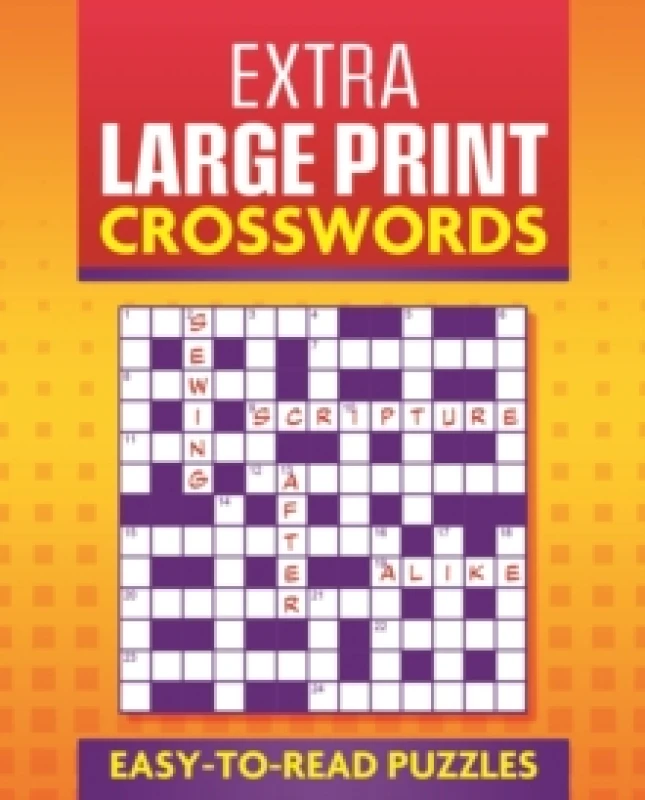Image of Extra Large Print Crosswords : Easy to Read Puzzles Paperback / softback