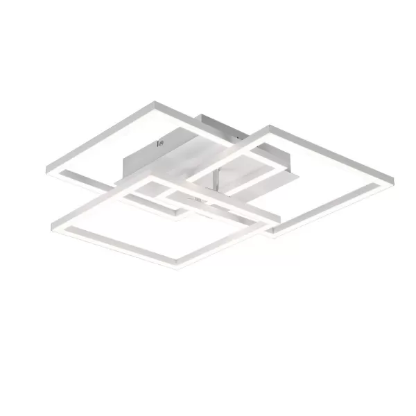 Image of Mobile Modern LED Semi Flush Light White Matt 2700-6000K Remote control