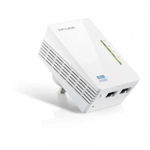 Image of TL-WPA4220 V1.20 AV600 Powerline WiFi Extender with Two Ethernet Ports