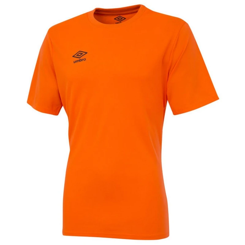 Image of Umbro Umbro Men Club Short-Sleeved Jersey in Orange Size: Small Orange S Male 5063425257225