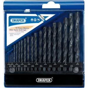 Image of Draper 19 Piece HSS Drill Bit Set