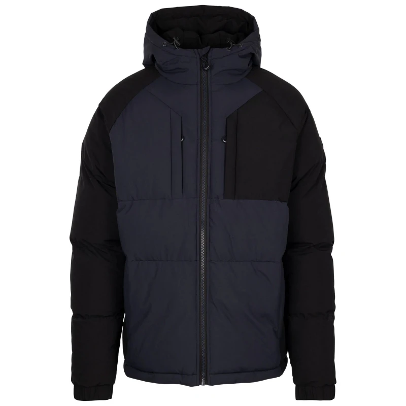 Image of Trespass Trespass Men Deffords Padded Jacket in Mid Grey Size: Small Mid Grey S Male 5063703831178