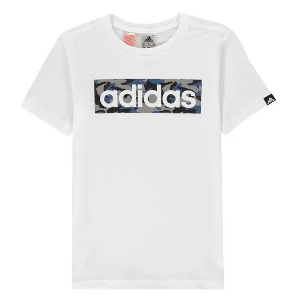 Image of adidas Logo T Shirt Junior - White 13 - 14 Years