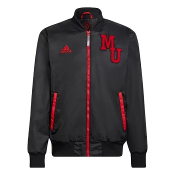 Image of adidas Manchester United CNY Bomber Jacket Mens - Black