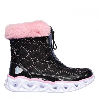 Image of Skechers Heart Happy Snug Boots Juniors - Black