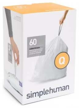 Image of simplehuman Bin Liner Code Q 3 x 20 Pack 60 Liners