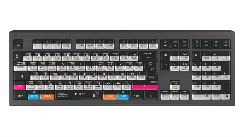 Image of Logickeyboard Logickeyboard LKB-AEPP-A2M-UK keyboard Universal USB QWERTY UK English Black LKB-AEPP-A2M-UK