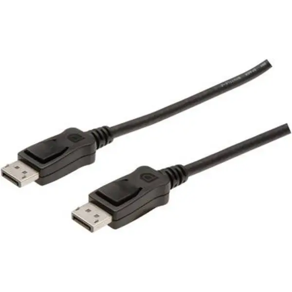 Image of Digitus DisplayPort Cable DisplayPort plug, DisplayPort plug 2m Black AK-340103-020-S DisplayPort cable AK-340103-020-S