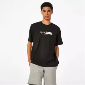 Image of Jack Wills Embroidered Print T-Shirt - White