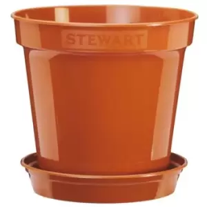 Image of Stewart Garden Premium Flower Pot - 25.4cm - Terracotta (2836014)