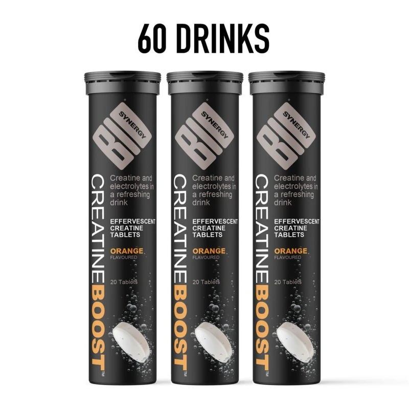 Image of Bio-Synergy Creatine Boost Effervescent orange - 3 x 20 serv Orange unisex 60s