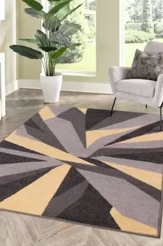 Image of Spirit Astra Rug - Size: 120x170cm - Yellow - Print