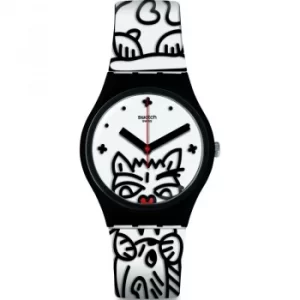 Image of Ladies Swatch Comicat Watch